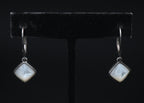 Vintage Mother of Pearl Sterling Silver Dangle Earrings