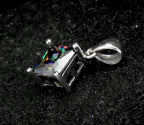 Vintage Mystic Quartz Sterling Silver Pendant