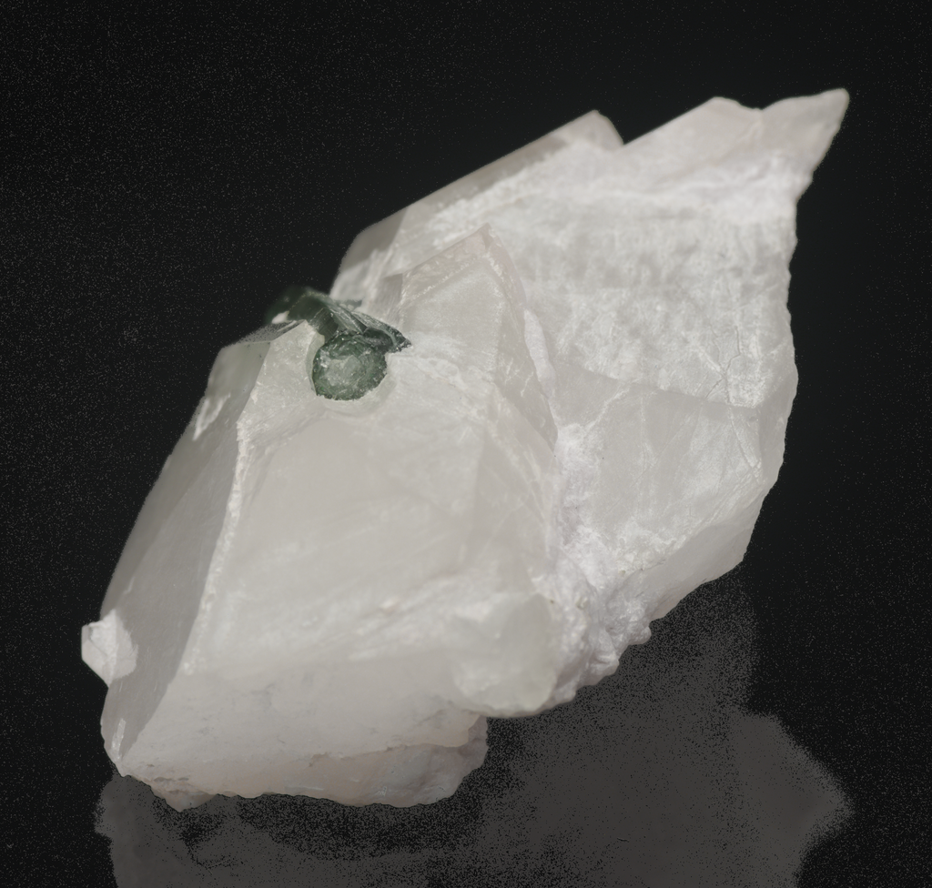 Morganite with Green Tourmaline Mineral Specimen - 70g