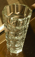 Moser - Vintage Josef Hoffman Faceted Glass Vase