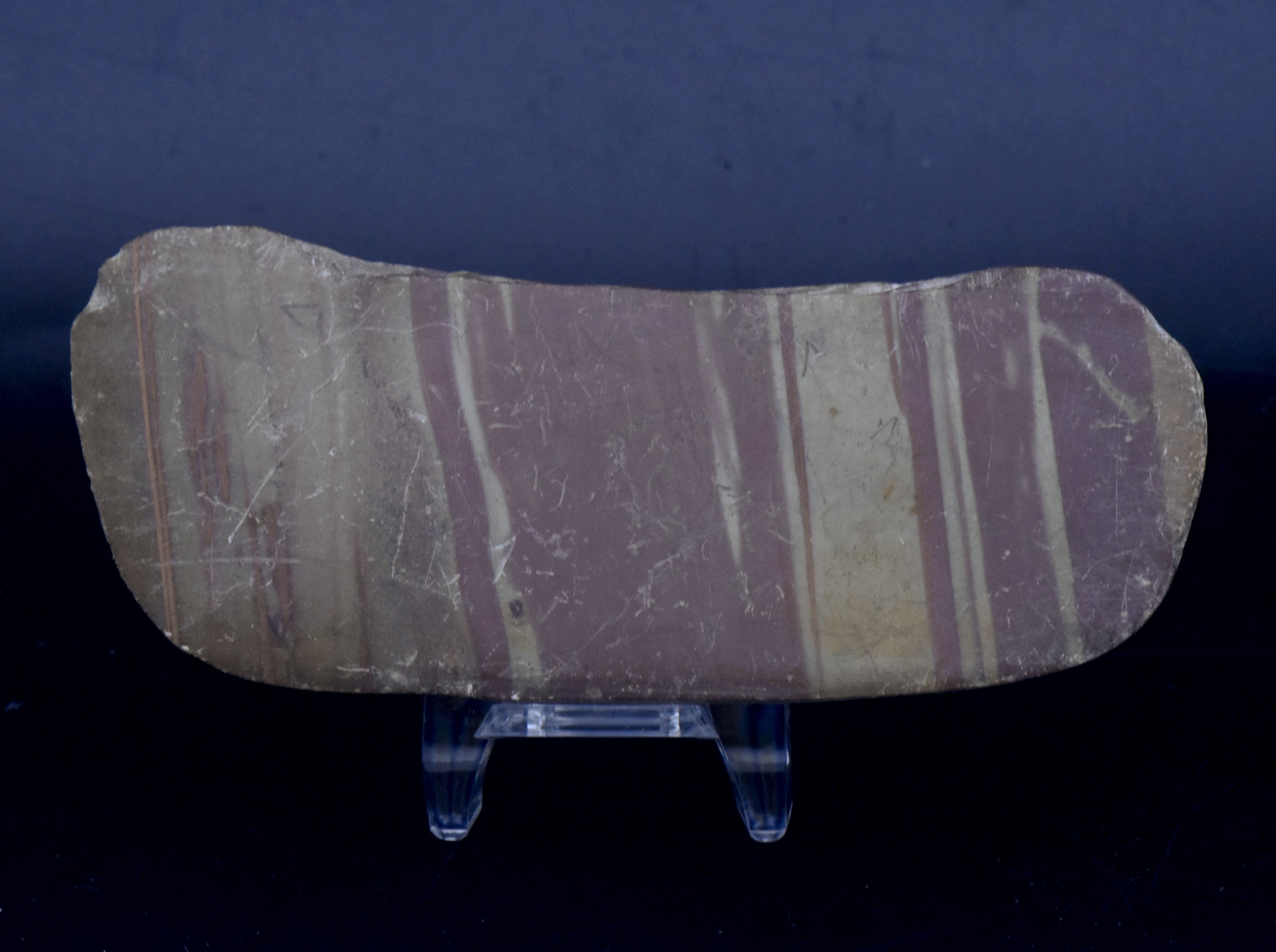 Banded Mudstone Mineral Specimen - 106g