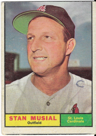 Topps - 1961 Stan Musial Trading Card