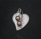 Handmade Vintage Silver Foliate Pendant