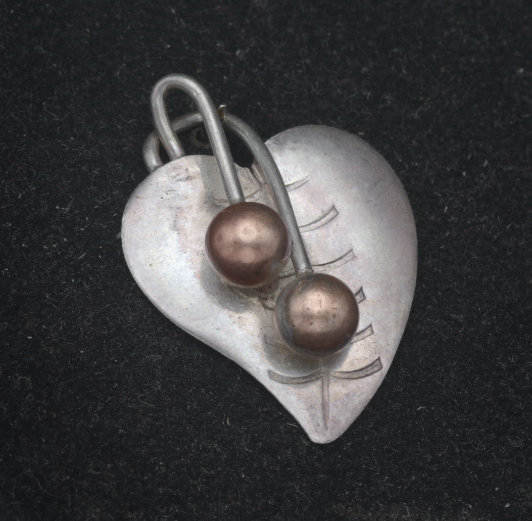 Handmade Vintage Silver Foliate Pendant