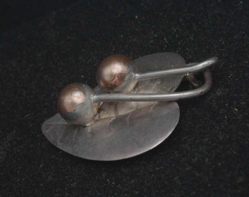 Handmade Vintage Silver Foliate Pendant