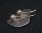 Handmade Vintage Silver Foliate Pendant