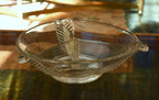 Vintage Divided Glass Candy Dish