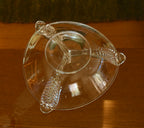 Vintage Divided Glass Candy Dish