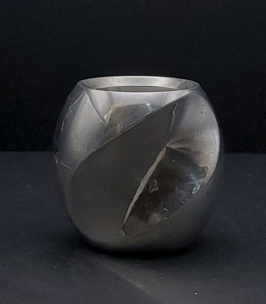 Nambe - 6240 Twisted Candle Holder Designed by Fred Bould