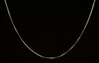 Vintage 14k Box Link Italian Chain Necklace - 18.75"