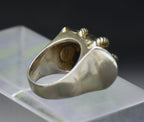 Napier - Vintage Sterling Silver and Gold Tone Ring - Size 6.5