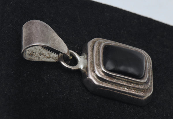 Silpada - Vintage Black Onyx Sterling Silver Pendant