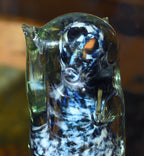 Vintage Handmade Glass Owl - AS IS