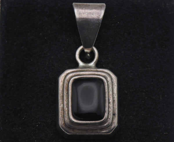 Silpada - Vintage Black Onyx Sterling Silver Pendant