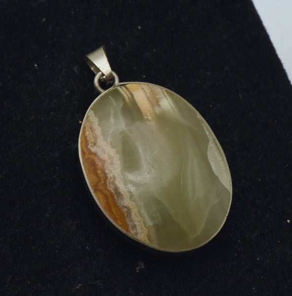 Vintage Onyx Marble Pendant