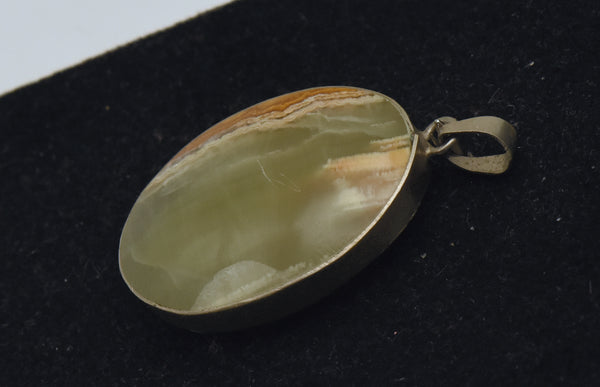 Vintage Onyx Marble Pendant