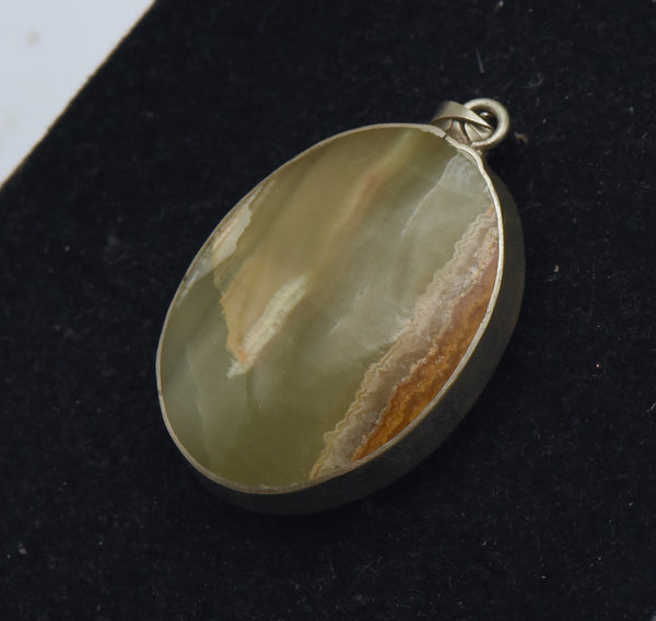 Vintage Onyx Marble Pendant