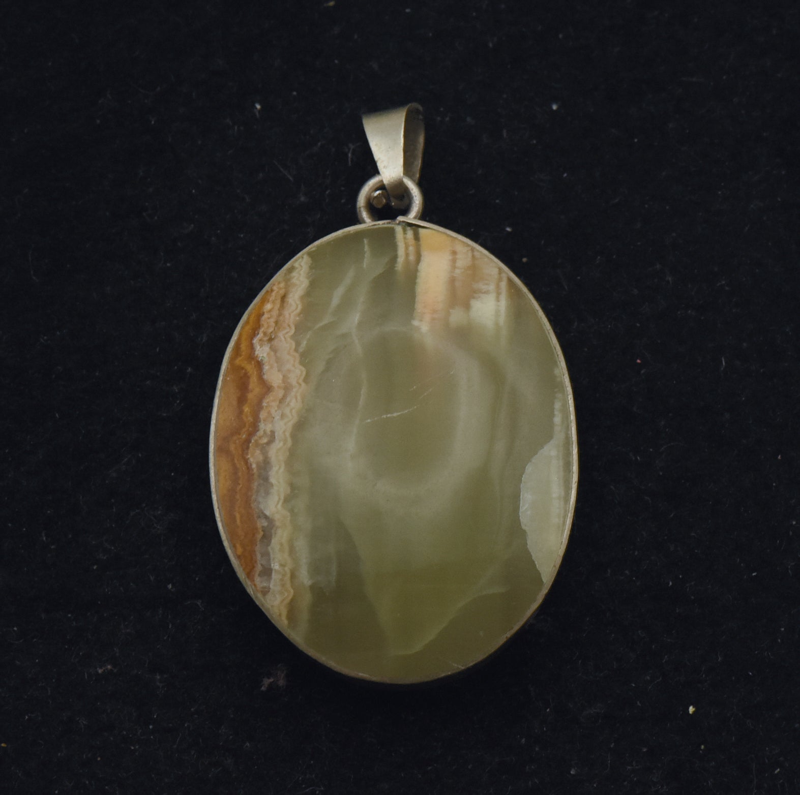 Vintage Onyx Marble Pendant