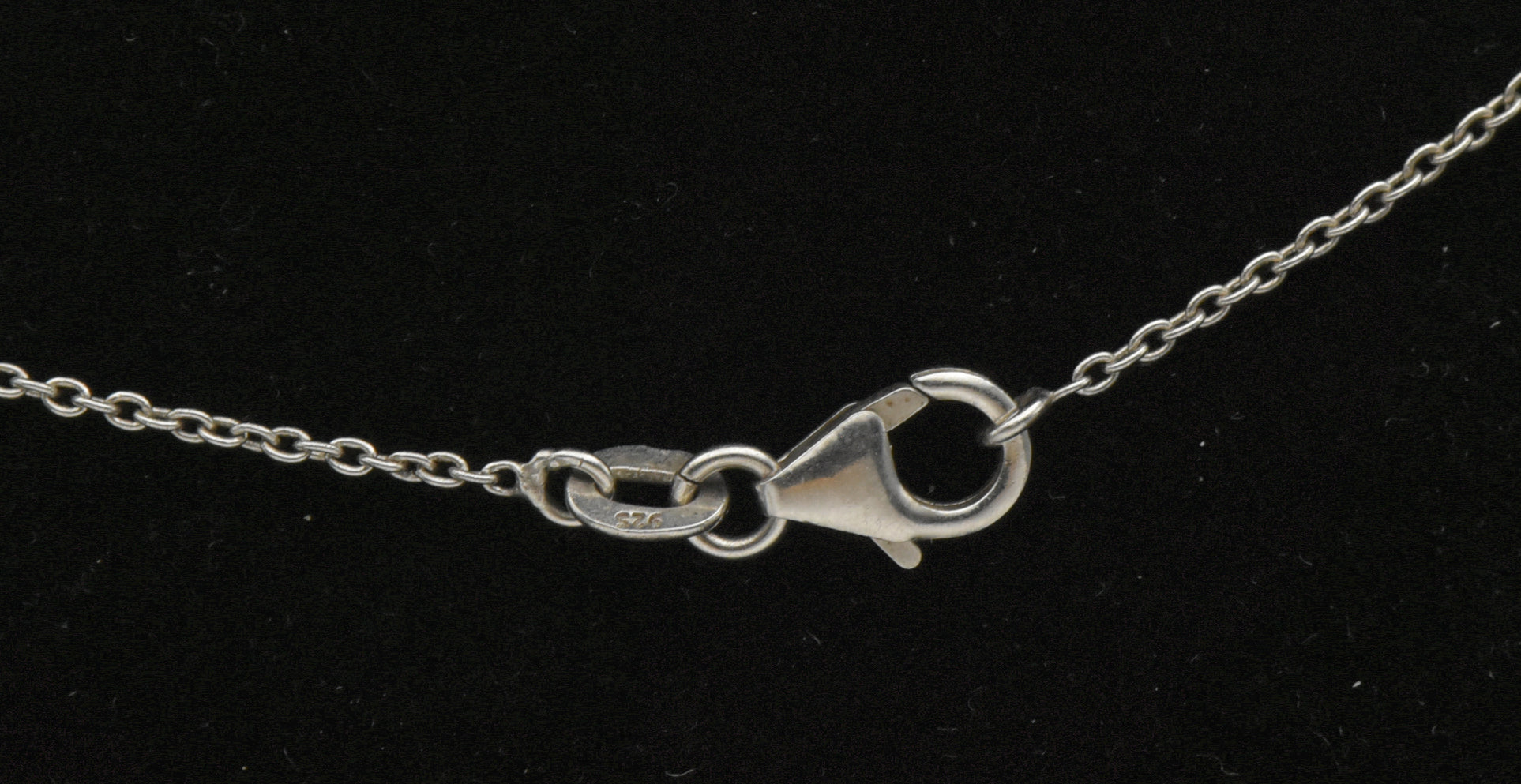 Vintage Opal and Ruby Sterling Silver Pendant on Sterling Silver Chain Necklace - 20.25 Inches