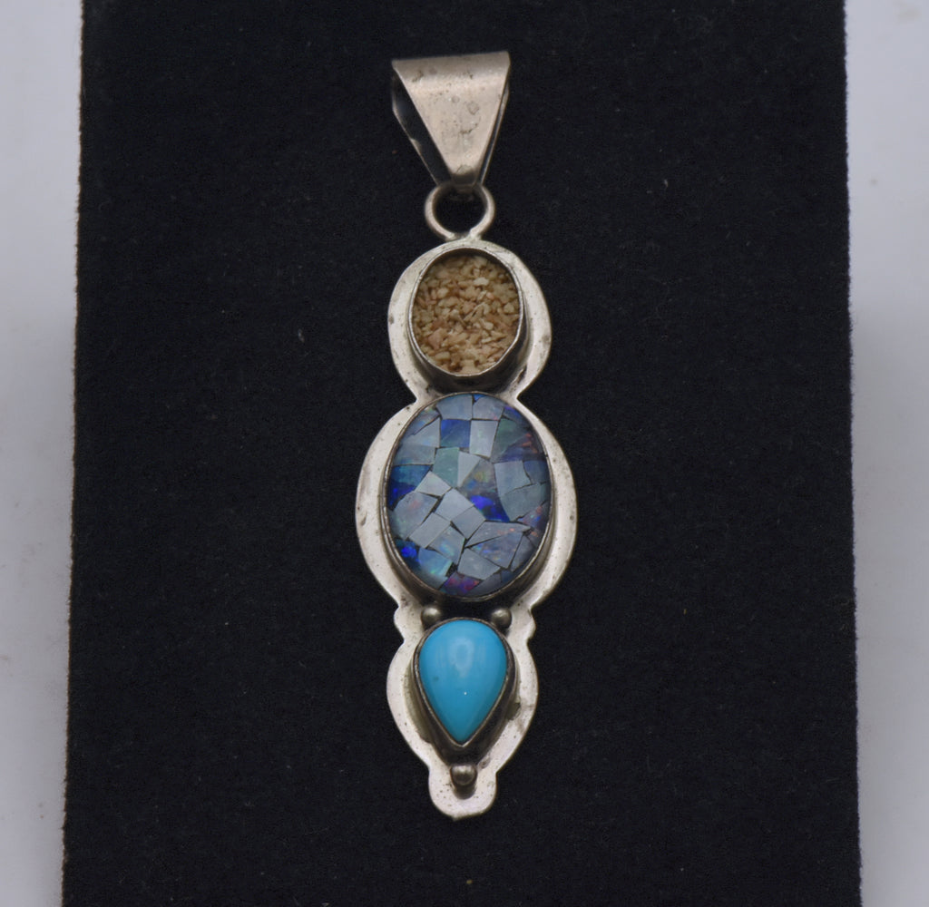 Bea Tom - Handmade Sterling Silver Gemstone Pendant - MISSING STONE