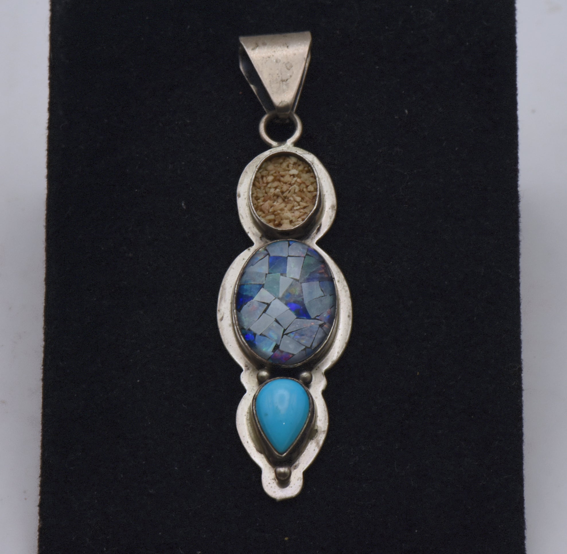 Bea Tom - Handmade Sterling Silver Gemstone Pendant - MISSING STONE