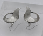 Orb - Vintage Sterling Silver Dangle Earrings