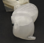 Beautifully Carved Calcite Owl on Perch