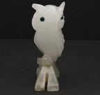 Beautifully Carved Calcite Owl on Perch