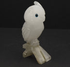 Beautifully Carved Calcite Owl on Perch