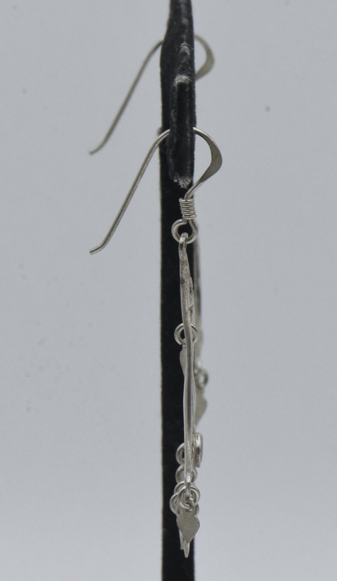 Vintage Handmade Sterling Silver Dangle Earrings