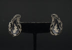 Vintage Siamese Dancer Sterling Silver Neillo Screw Back Earrings