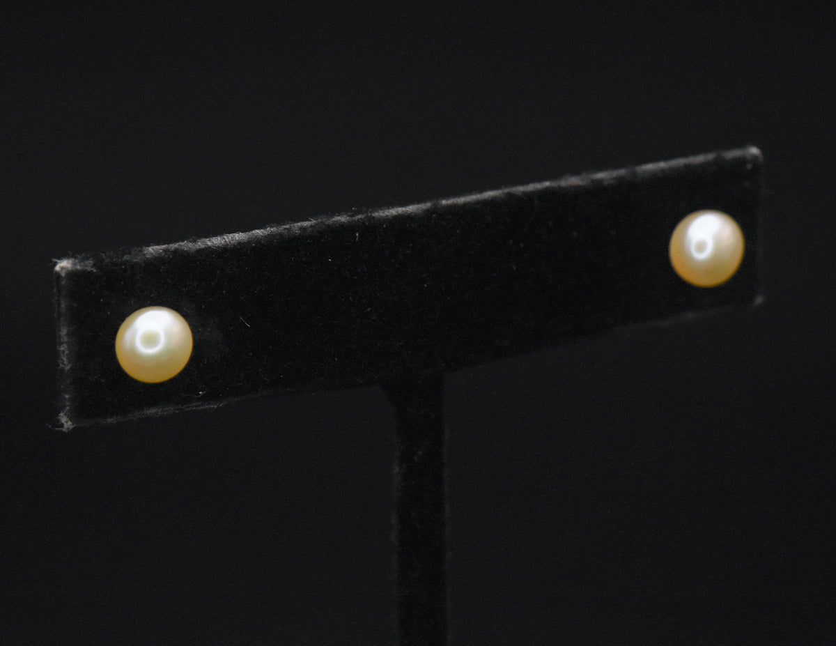 Pearl Stud Earrings