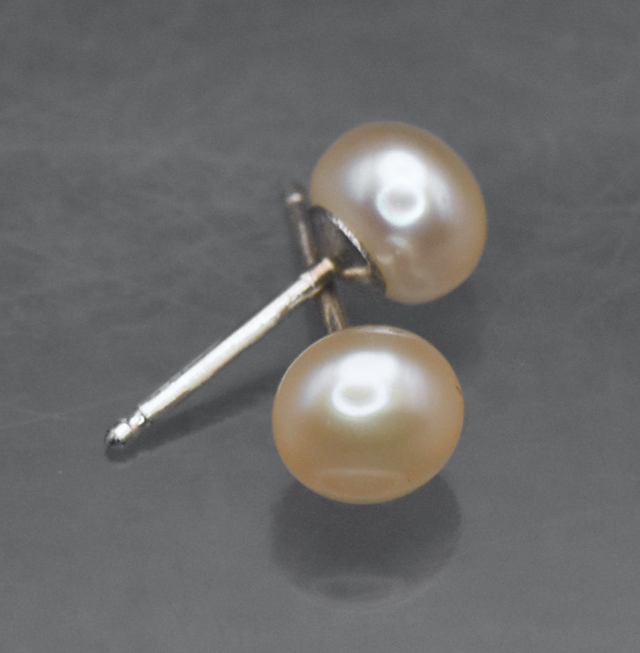Pearl Stud Earrings