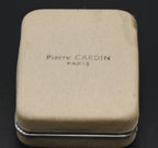 Pierre Cardin - Vintage Enamel and Rhinestone Clip On Earrings Original Box