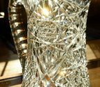 Antique Bohemian Cut Crystal Pitcher