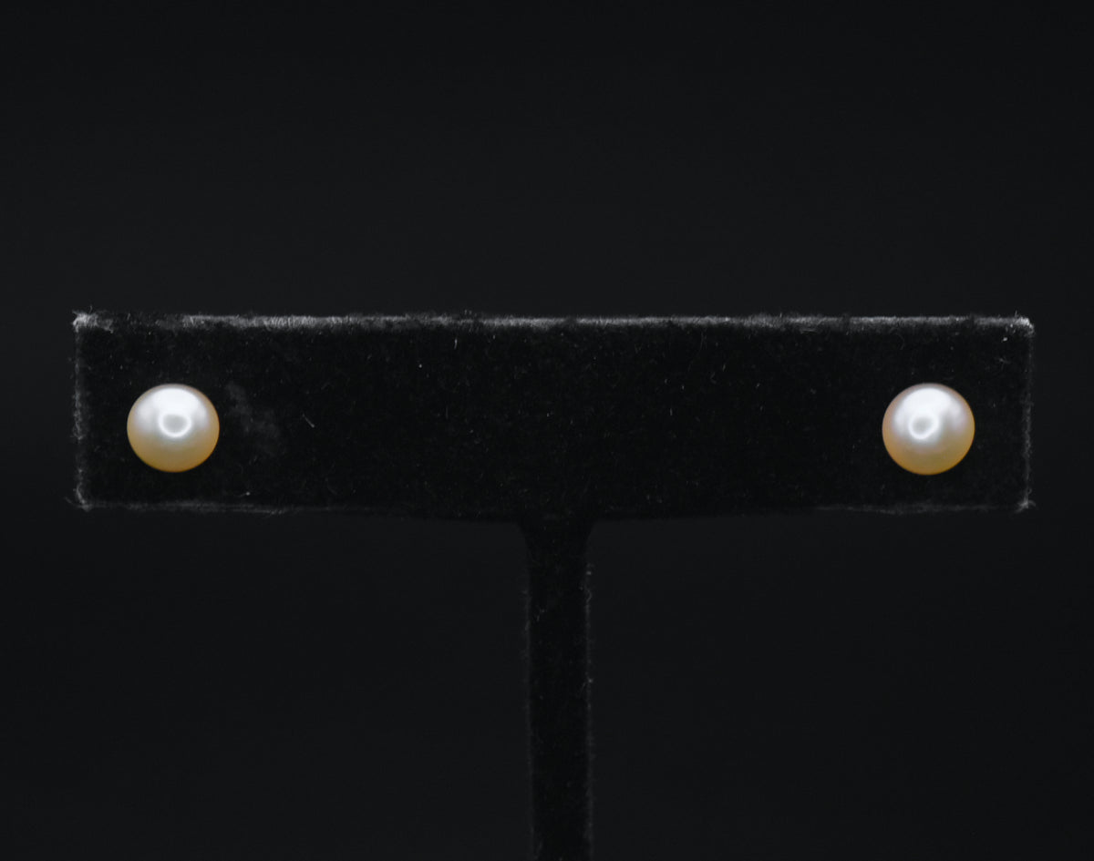 Pearl Stud Earrings