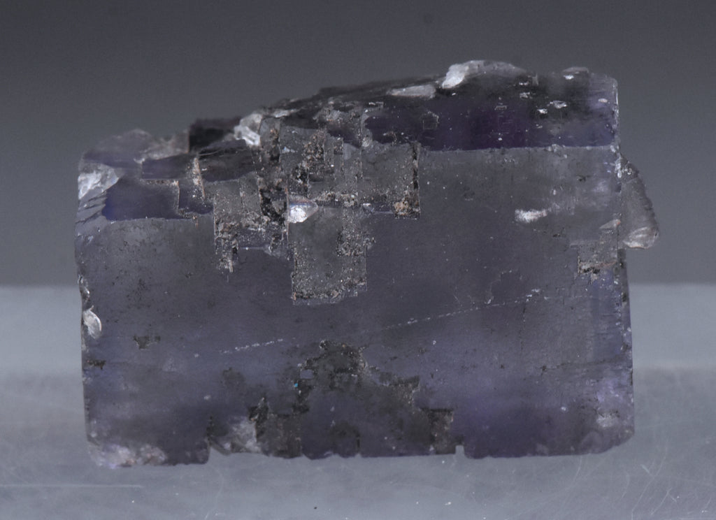 Purple Fluorite Crystal Mineral Specimen - 57g