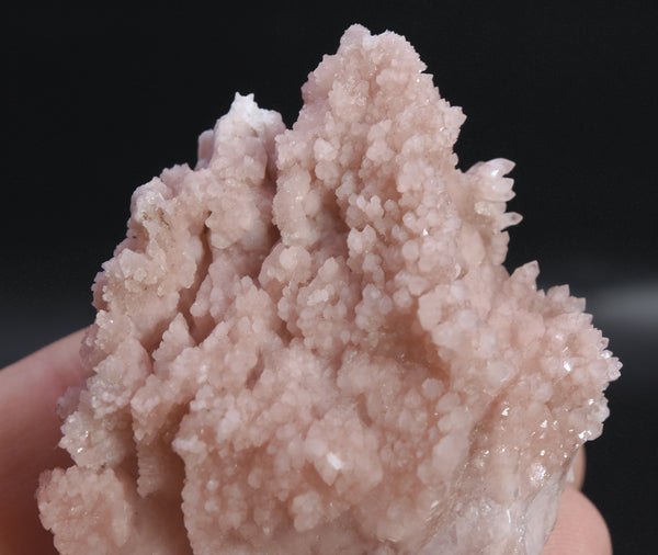 Pink Quartz Crystal Cluster Mineral Specimen - Peru