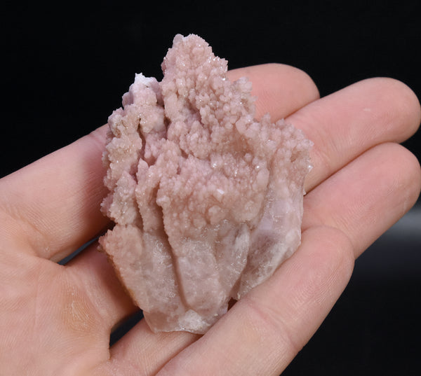 Pink Quartz Crystal Cluster Mineral Specimen - Peru