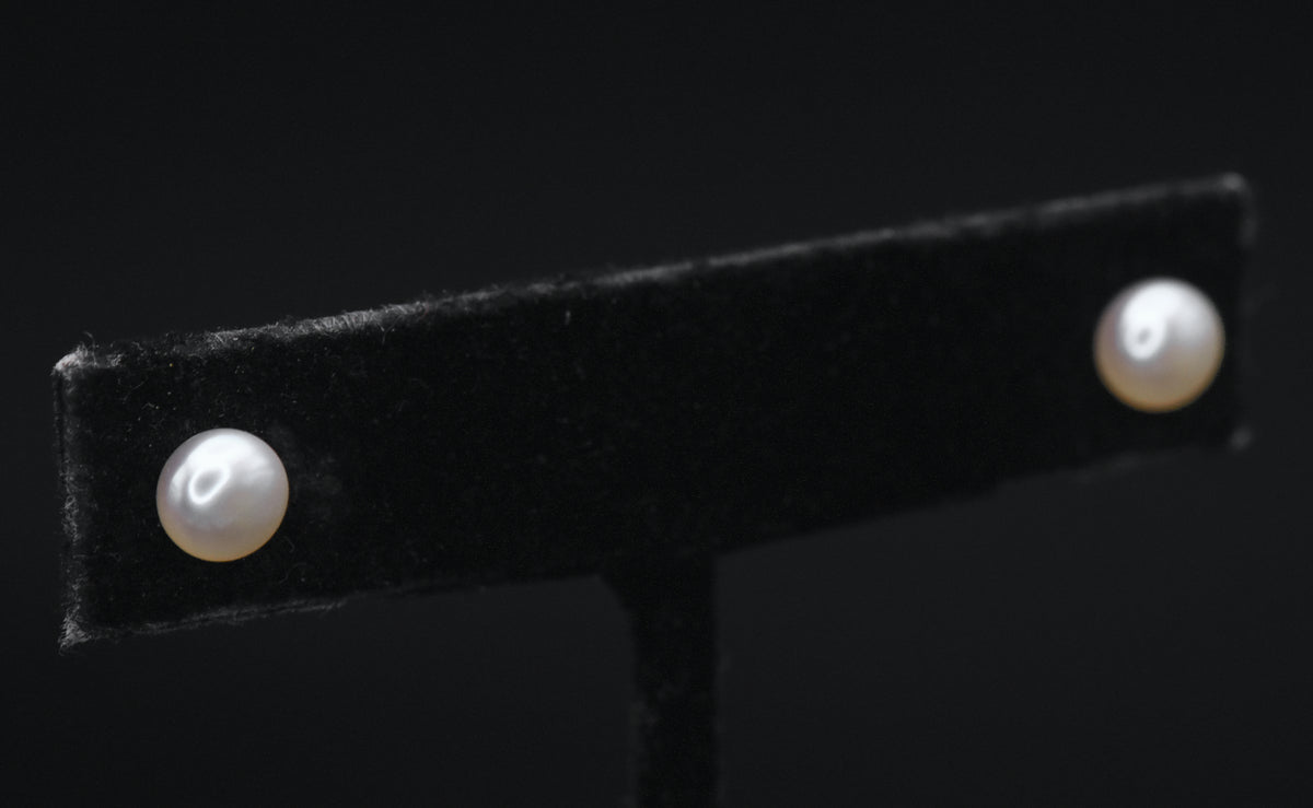 Pearl Stud Earrings