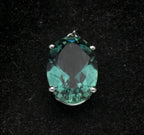 Vintage Prasiolite Sterling Silver Pendant