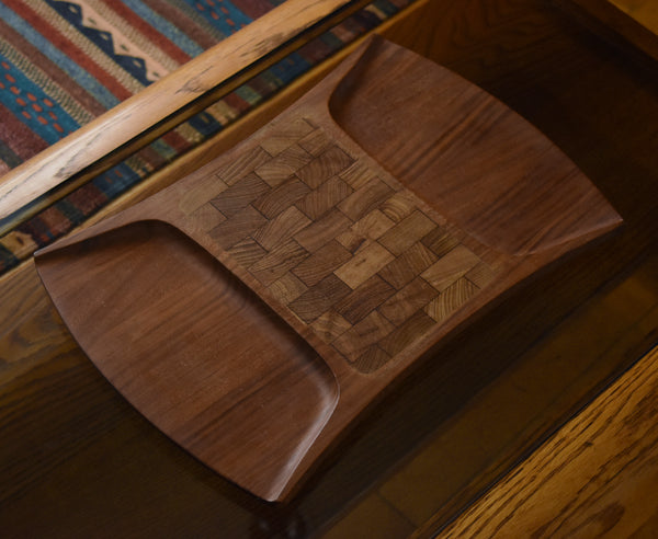 Dansk - Vintage Pao Rosa Wood Cutting Board Tray
