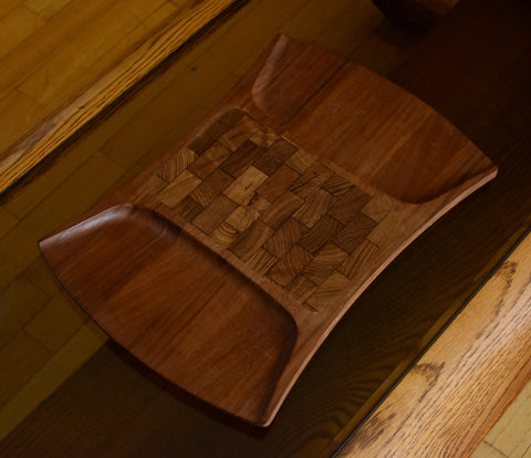 Dansk - Vintage Pao Rosa Wood Cutting Board Tray