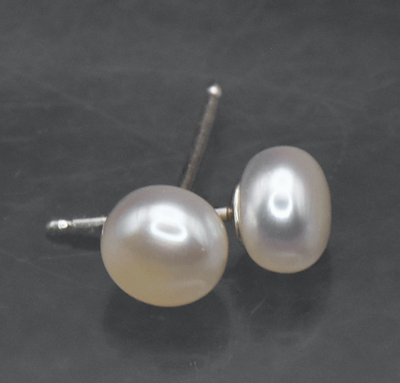 Pearl Stud Earrings