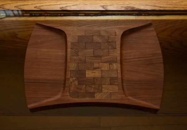 Dansk - Vintage Pao Rosa Wood Cutting Board Tray