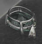 Vintage Prasiolite Sterling Silver Pendant