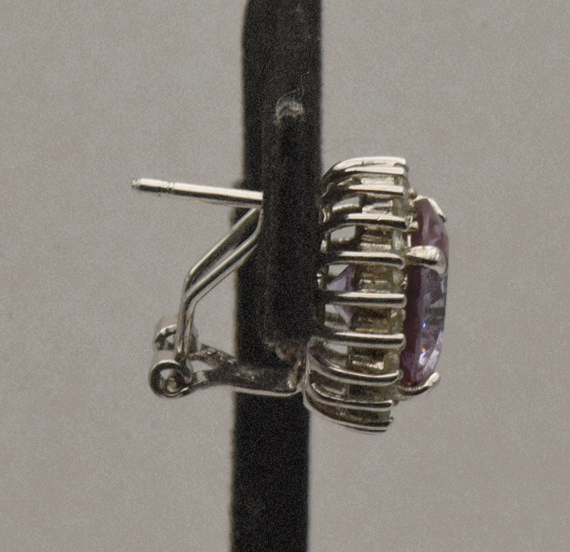 UNMATCHED Vintage Sterling Silver and Rhinestones Earring