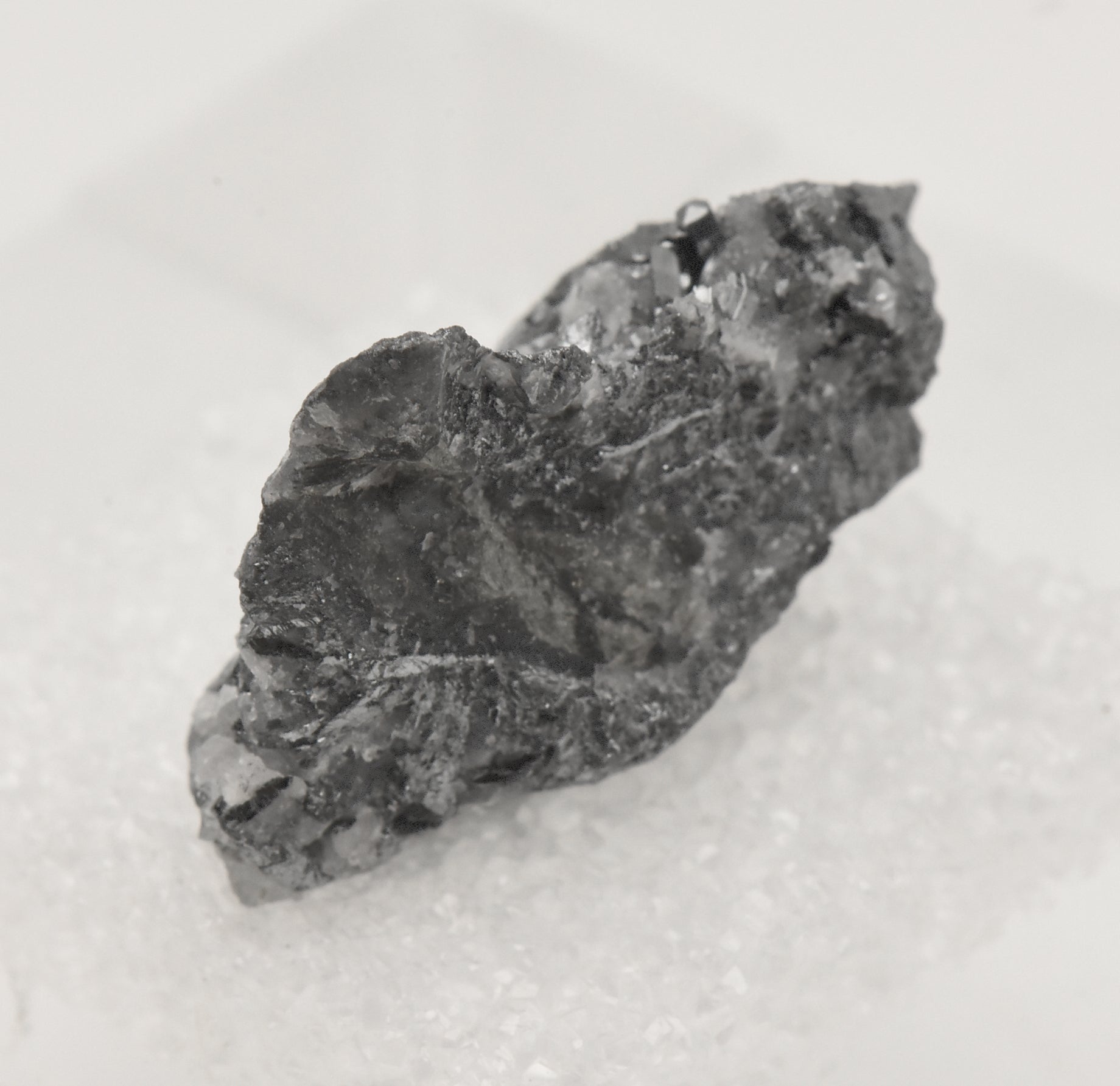 Stibnite with Quartz and Pyrite Thumbnail Specimen - Nevada