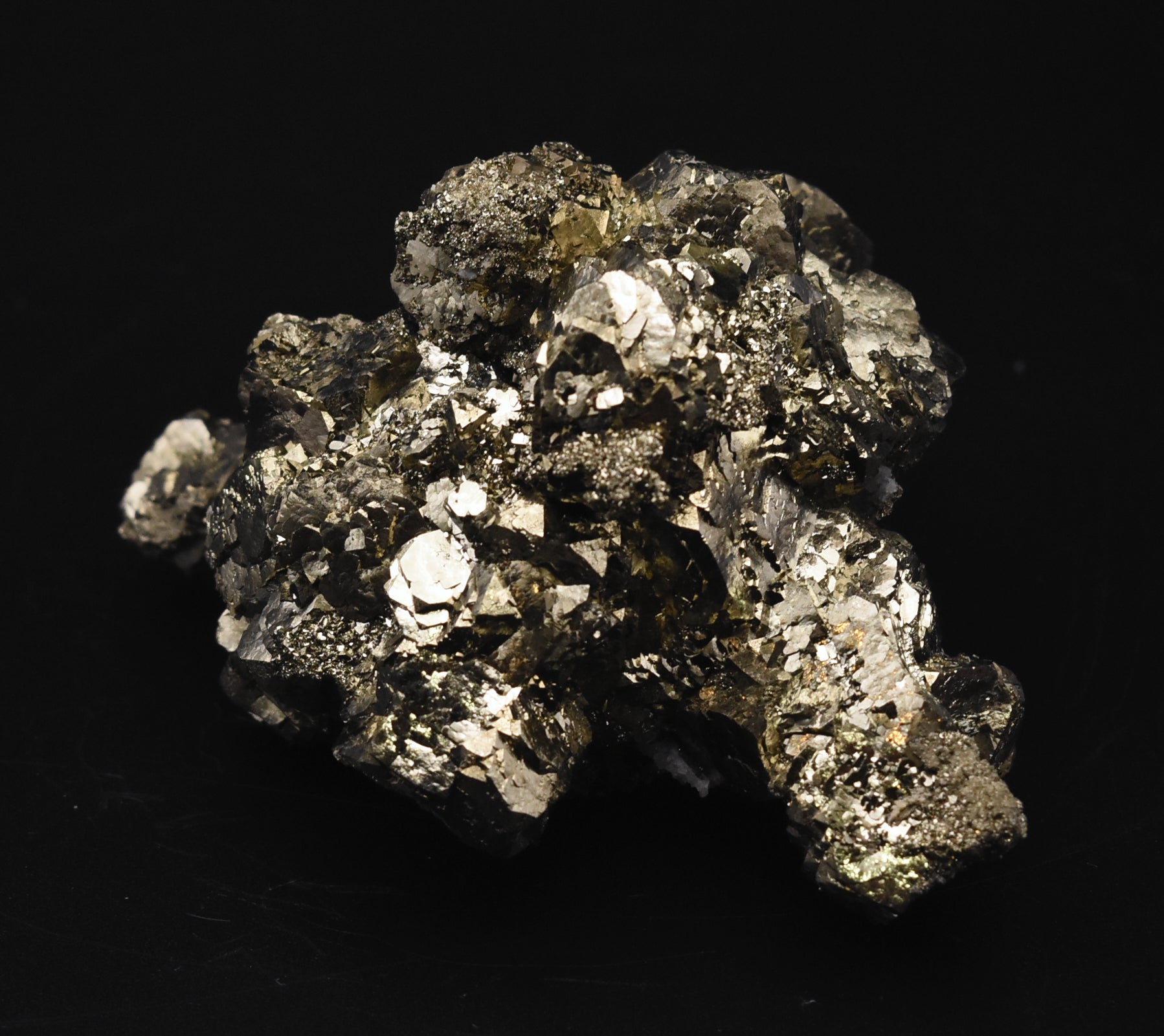 Pyrite Crystal Cluster Mineral Specimen - Morocco