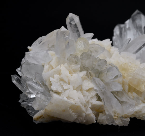 Quartz Crystal Cluster On Dolomite - China